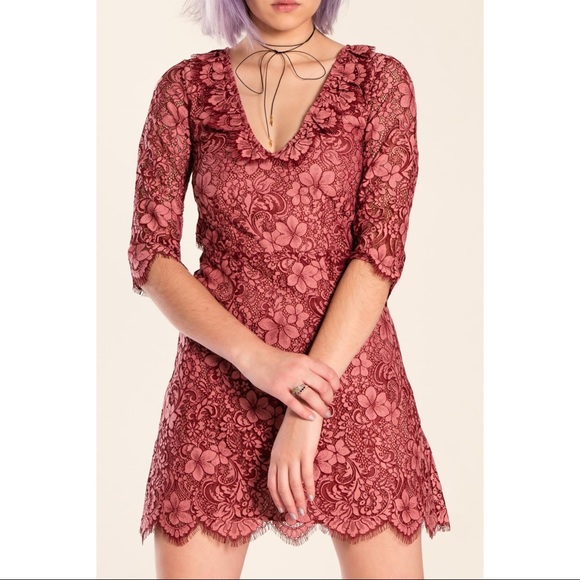 HP🎉 FLL🍋 Theodora Mini Lace Dress - Picture 2 of 10